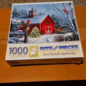 Bits and Pieces Winter Barn II Jigsaw Puzzle